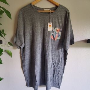 New! Marine Layer botanical pocket tee